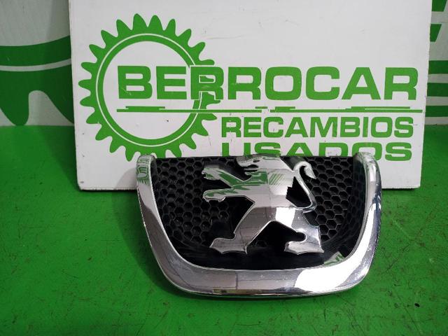 Emblema do pára-choque dianteiro 9649670480 PEUGEOT