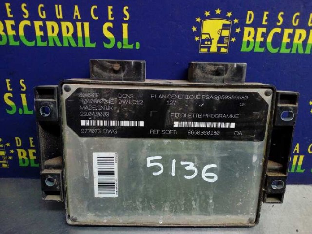 9650359580 Peugeot/Citroen