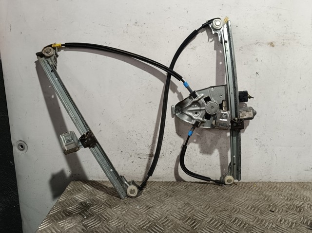 Mecanismo de acionamento de vidro da porta dianteira direita 9650734880 PEUGEOT
