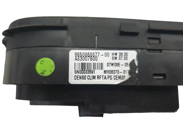 Unidade de controlo dos modos de aquecimento/condicionamento 9650868877 PEUGEOT