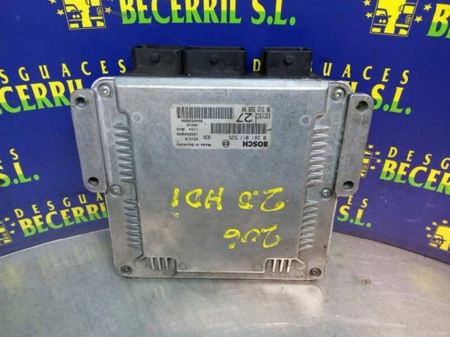 Módulo de direção (Centralina eletrônica) de motor 9651256880 PEUGEOT