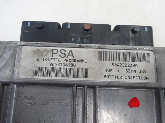 Módulo de direção (Centralina eletrônica) de motor 9653106180 PEUGEOT