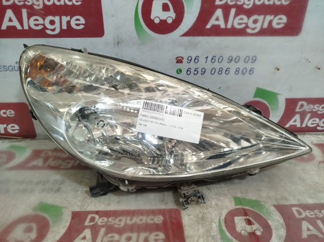 Luz direita 9654670880 PEUGEOT