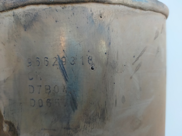 Filtro de partículas do sistema dos gases de escape 96629318 OPEL