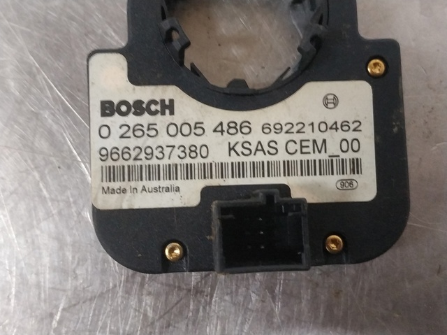Sensor do ângulo de viragem do volante de direção 9662937380 PEUGEOT