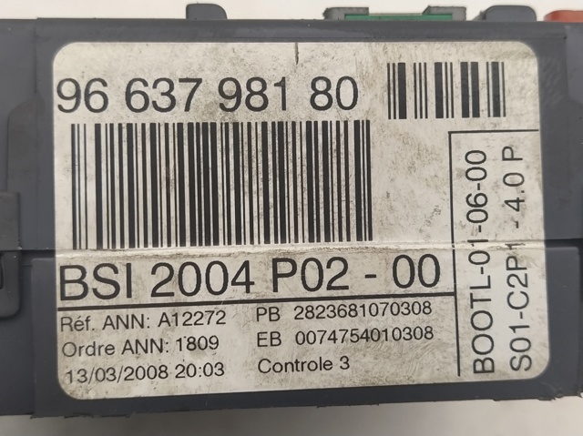 9663798180 Peugeot/Citroen