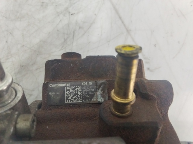 Bomba de combustível de pressão alta 9672605380 PEUGEOT