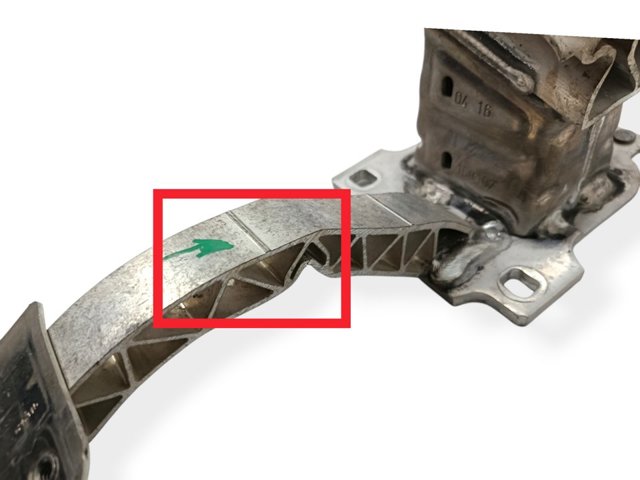 Reforçador do pára-choque dianteiro 9672807980 PEUGEOT