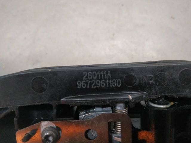 Maçaneta externa dianteira/traseira da porta direita 9672961180 PEUGEOT