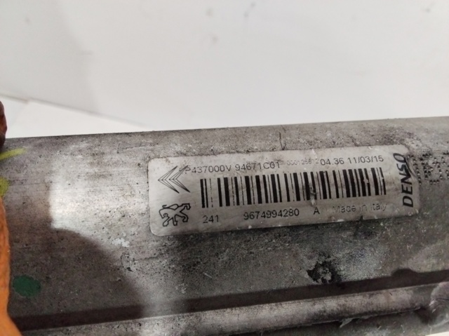 Radiador de aparelho de ar condicionado 9674994280 PEUGEOT