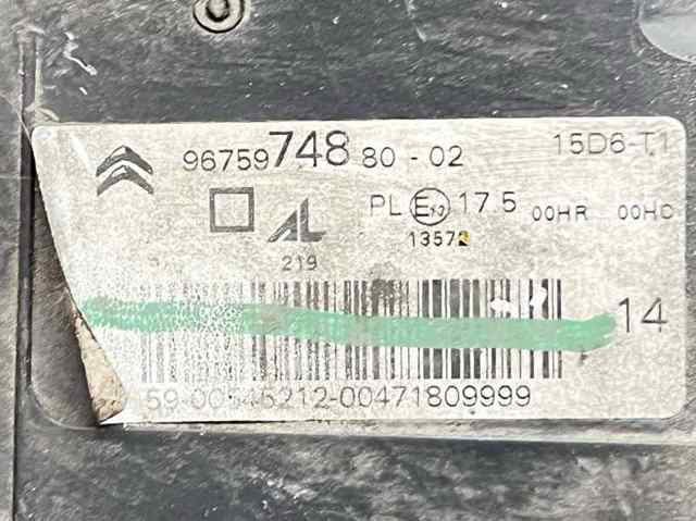 Luz direita 9675974880 PEUGEOT