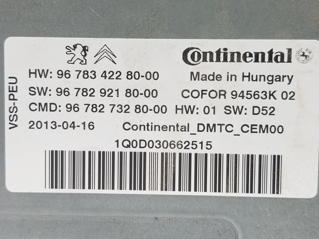 9678342280 Peugeot/Citroen