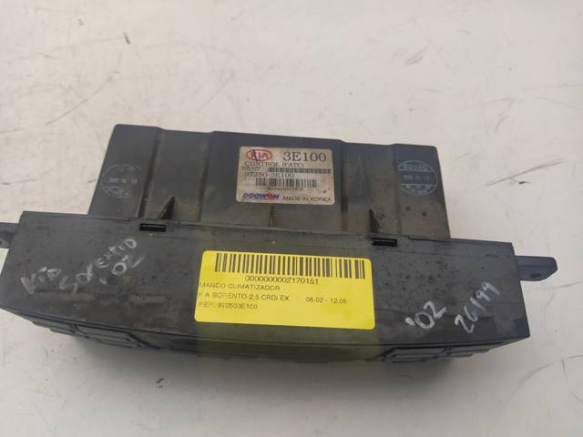 Unidade de controlo dos modos de aquecimento/condicionamento 972503E100 HYUNDAI