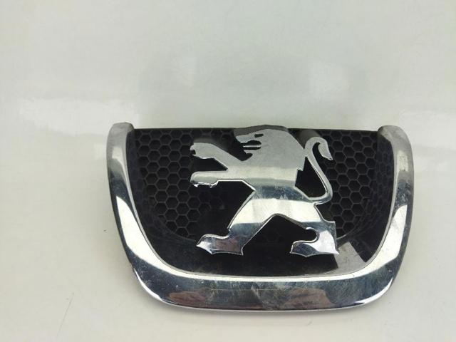 Emblema do pára-choque dianteiro 9800313880 PEUGEOT