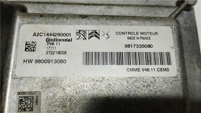 9800913080 Peugeot/Citroen