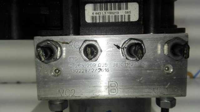 Unidade hidráulico de controlo ABS 9801127780 PEUGEOT