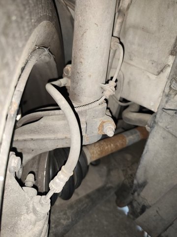 Amortecedor dianteiro direito 9804587080 PEUGEOT