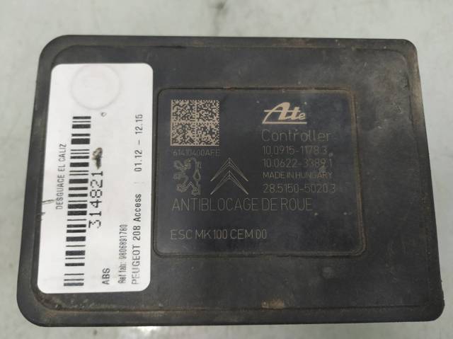 9806891780 Peugeot/Citroen