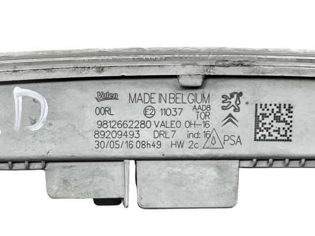 Luzes máximas 9812662280 PEUGEOT