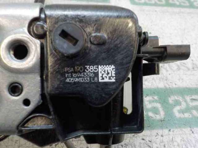 Fecho da porta dianteira esquerda 9819038580 PEUGEOT