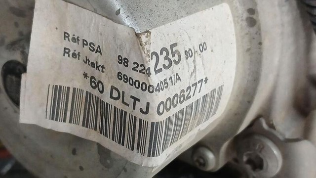 Cremalheira da direção 9822423580 PEUGEOT