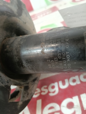 Amortecedor dianteiro esquerdo 9827238780 PEUGEOT