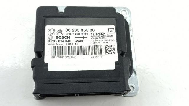 Módulo processador de controlo da bolsa de ar (Centralina eletrônica AIRBAG) 9829535580 PEUGEOT