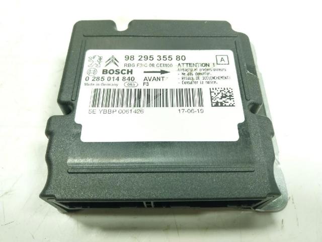 Módulo processador de controlo da bolsa de ar (Centralina eletrônica AIRBAG) 9829535580 PEUGEOT