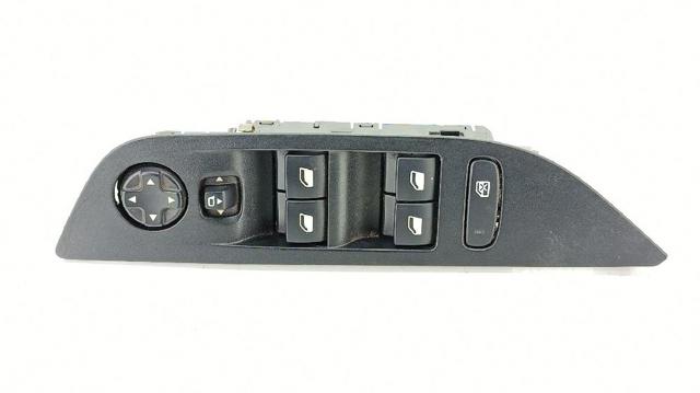 Unidade de botões dianteira esquerda de controlo de elevador de vidro 98421760ZD PEUGEOT