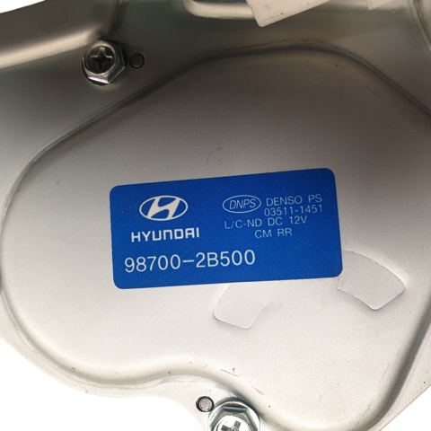 Motor de limpador pára-brisas de vidro traseiro 987002B500 HYUNDAI