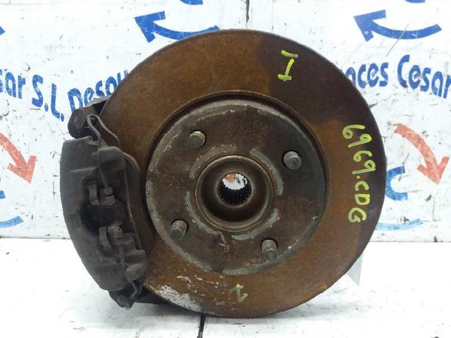 Pino moente (extremidade do eixo) dianteiro esquerdo 98AG3K186BJ FORD