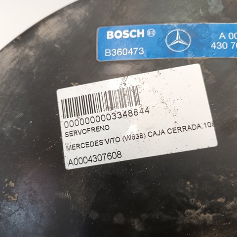 Reforçador dos freios a vácuo A0004307608 MERCEDES
