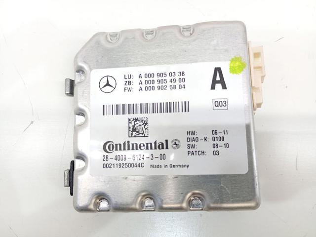 Módulo de direção da câmara A0009050338 MERCEDES