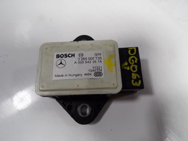 Sensor de aceleração transversal (ESP) A0055422618 MERCEDES