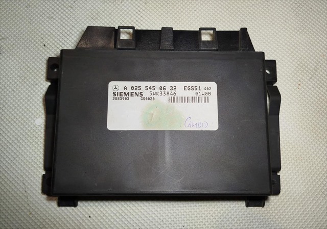 Módulo de direção (Centralina eletrônica) da Caixa Automática de Mudança eletrônica A0255450632 MERCEDES