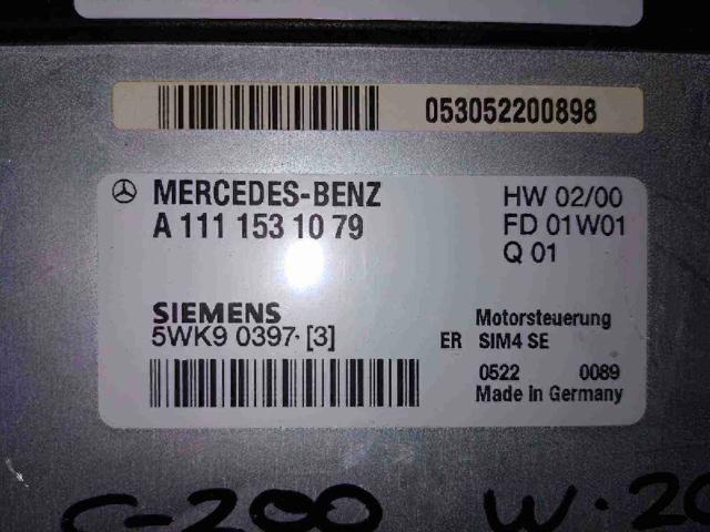 Módulo de direção (Centralina eletrônica) de motor A1111531079 MERCEDES