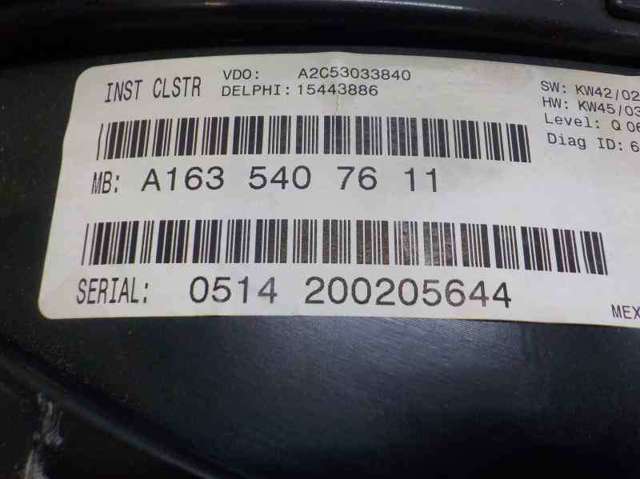 A1635403011 Mercedes