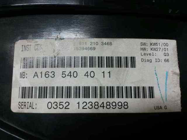 A1635404011 Mercedes