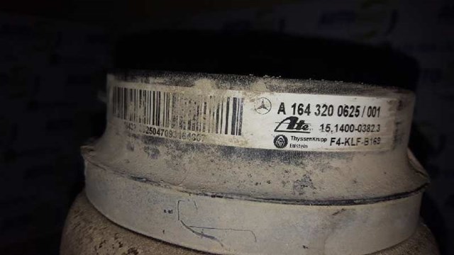 Coxim pneumático (suspensão de lâminas pneumática) do eixo traseiro A1643200625 MERCEDES