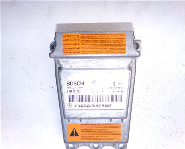 Módulo processador de controlo da bolsa de ar (Centralina eletrônica AIRBAG) A1648207426 MERCEDES