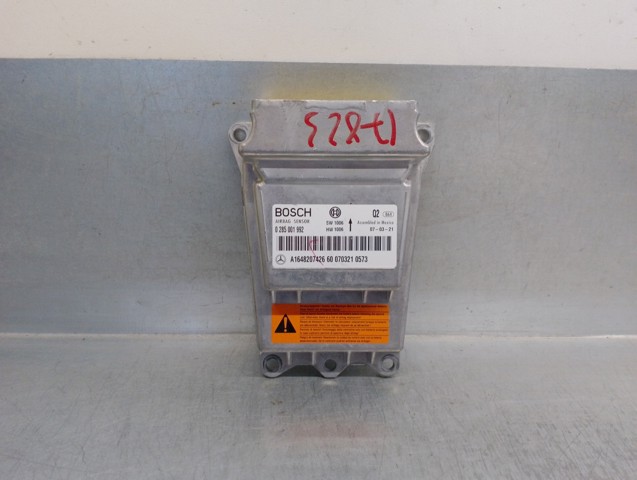 Módulo processador de controlo da bolsa de ar (Centralina eletrônica AIRBAG) A1648207426 MERCEDES