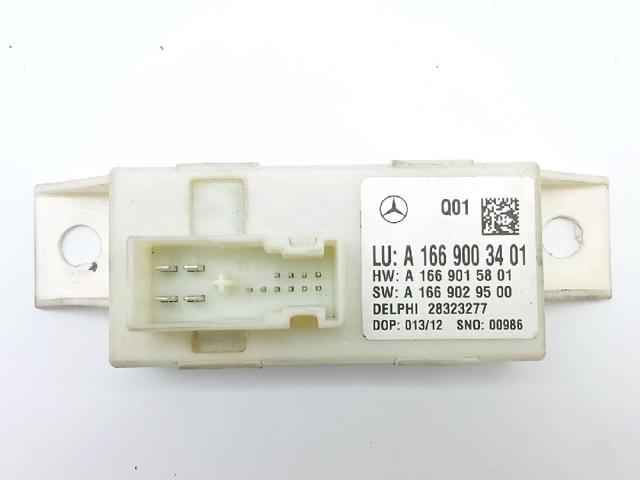 Módulo de direção (Centralina eletrônica) das luzes A1669003401 MERCEDES
