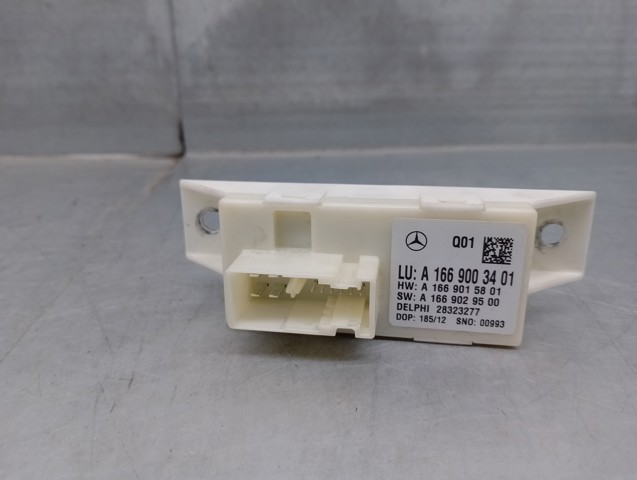Módulo de direção (Centralina eletrônica) das luzes A1669003401 MERCEDES