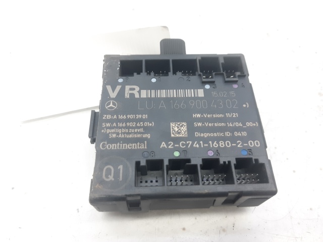 Módulo de conforto da porta dianteira A1669004302 MERCEDES