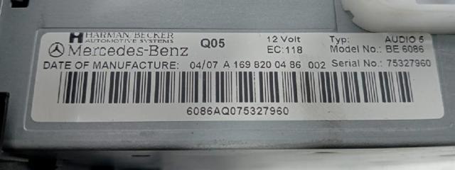 A1698200486 Mercedes