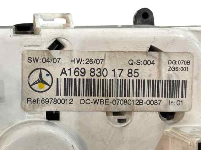 Unidade de controlo dos modos de aquecimento/condicionamento A1698301785 MERCEDES
