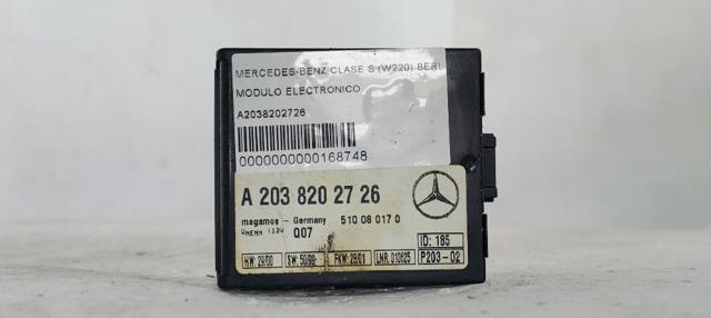 Berloque de controlo de sinalização A2038202726 MERCEDES