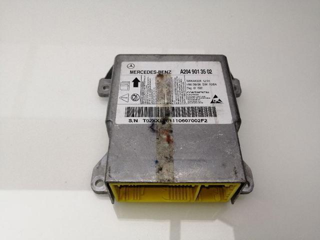 Módulo processador de controlo da bolsa de ar (Centralina eletrônica AIRBAG) A2049013502 MERCEDES