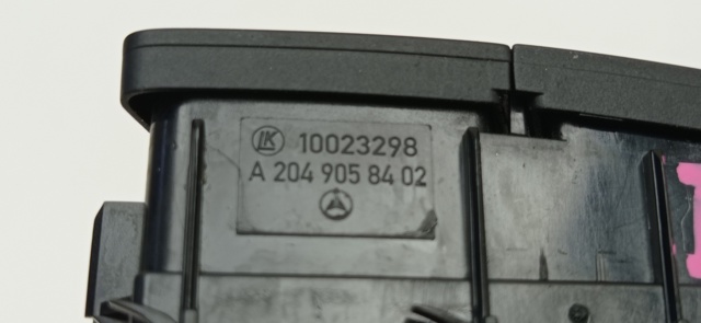Interruptor do fecho central A2049058402 MERCEDES