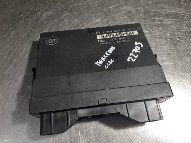 Unidade de controlo de sinais SAM A2098200326 MERCEDES